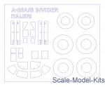 Decals / Mask: Mask for A-26A/B Invider and wheels masks (Italeri), KV Models, Scale 1:72